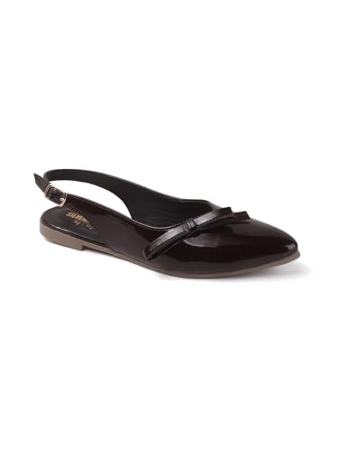 Image of SilverArrow Women's Flosmo Fashion Sandals|Mule Flats with Buckle Closure |Casual Wear