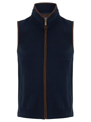 Chaleco de algodón azul marino DG's Drifter ideal para paseos de fin de semana