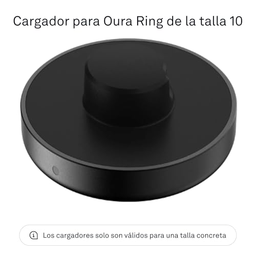 Cargador para Oura Ring Gen3 Talla 10 con Base de Carga y Cable USB-C 2