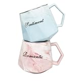 Kaishuai Tazas/Tazas de Café/Ceramica tazas de cafe/taza pareja/Tazas de Regalo para Parejas,para aniversario y Navidad/día de San Valentín/día de la madre/día del padre/regalos personalizados