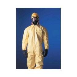 Dupont Personal Protection Tychem Qc Coveralls With Elastic Wrists And Ankles, Qc125b-x