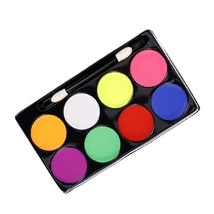 Beaupretty 8 Farben Ölbasierte Körperfarben Palette