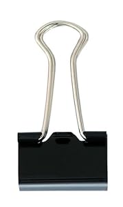 Rico Design Foldback-Klammern Schwarz, 25 mm