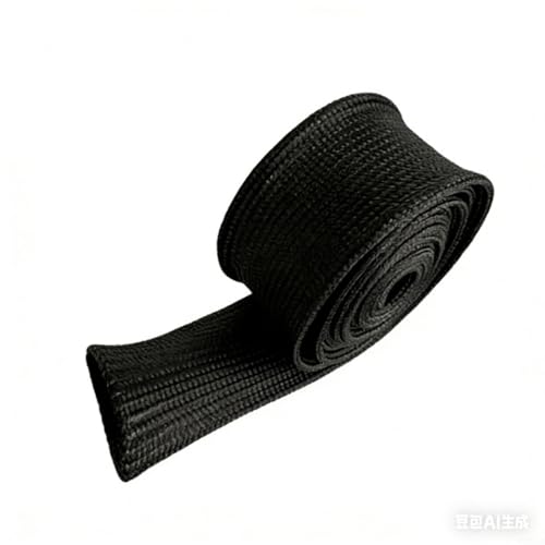 Puupaa Manchon d'isolation thermique en fibre de verre, résistant aux hautes températures jusqu'à 500 °C pour Webasto et autres câbles et tuyaux industriels, mécaniques, 2000 mm (30 mm)