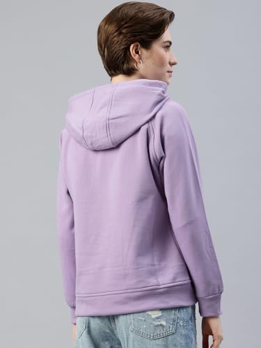 Image of ADBUCKS Women's Cotton Winter Jacket Sweatshirts Casual Drawstring Clothes Pullover Hoodie With Kangaroo Pocket Ii Womens Jacket Ii Winter Sweater Hoodie For Women & Girls