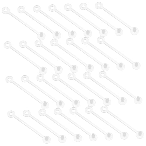 NAMOARLY Versatile 2000pcs Tag Clips PVC Lanyard Accessories for Advertising Tags Classification Tag Holders