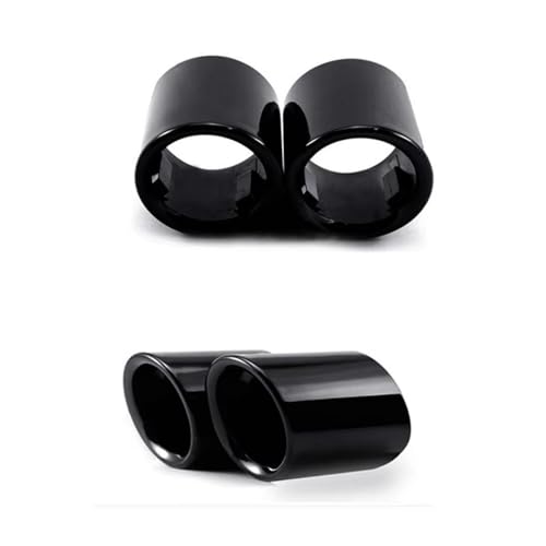 Embout silencieux d'échappement voiture en inox pour BMW Série 5 F10 F07 E60, 2 pièces