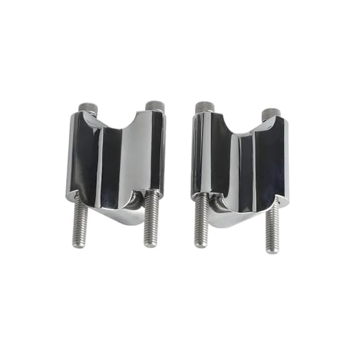 Elevador de manillar de 25mm en cromo para Harley Sportster XL 883 y 1200 entre 2010 y 2022