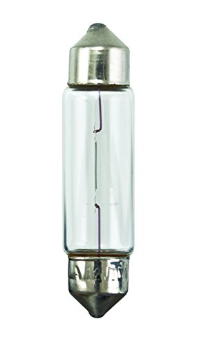 HELLA 6411 12V 10W Standard Miniature Replacement Navigation and Interior Light Bulb, Multi