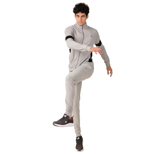 Image of Vector X OTS-326 Men's Regular Fit Type Sports /Gym Wear Winter Track Suit Zipper Set