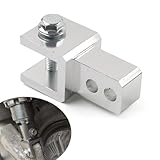 GZYF 1 extensor de altura del elevador trasero de 8 mm, adaptador de cicleta, amortiguador de aluminio blanca para ciclet