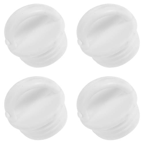 Cabilock Tapón de Goma de Repuesto para Cubo de Fregona, Práctico y Sellado, Color Blanco, 4 Piezas para Evitar Desbordamiento en Diversas Ocasiones