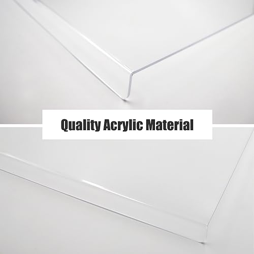 Tabla de cortar acrílica transparente con borde antideslizante miniatura 4