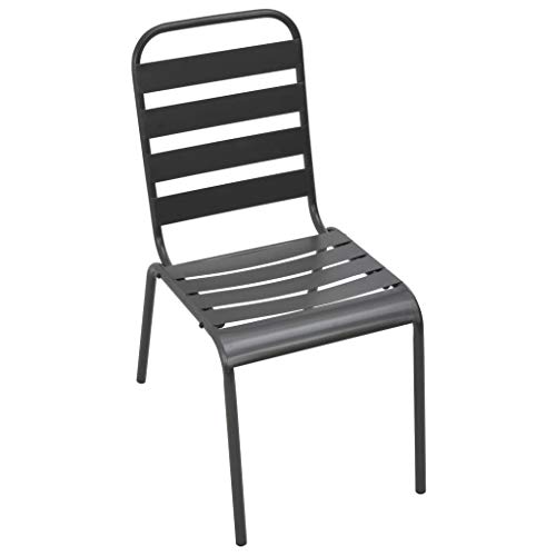 Ensemble À Dîner D'Extérieur LAPOOH en acier durable au design épuré - 4