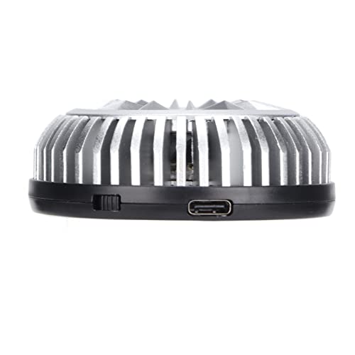 Ventilador de Enfriamiento para Teléfono Móvil Controlador Recargable Duradero para Evitar el Sobrecalentamiento y Extender la Vida útil para Jugadores y Locutores en ABS + Aleación de