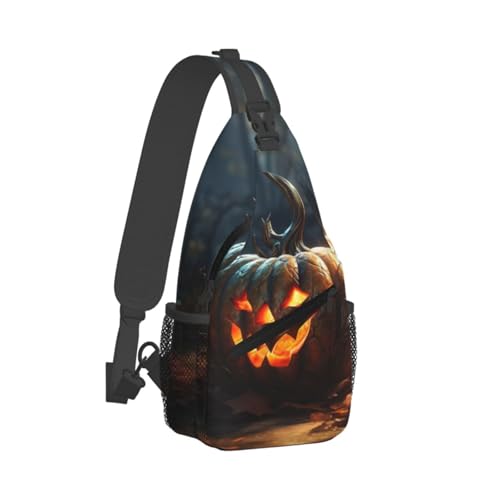 Fall Pumpkin Stylish Men'S Messenger Bag - Durable Polyester, Huge Capacity & Adjustable Strap2
