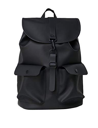 RAINS Camp Backpack Mochila  Mujer  Black  Talla Única
