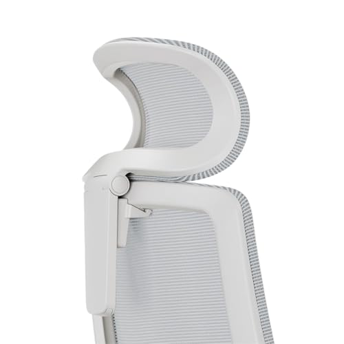 Branch Adjustable Ergonomic PRO Headrest Attachment - Only Compatible Ergonomic Chair PRO - Experience Optimal Comfort and Support - Mineral