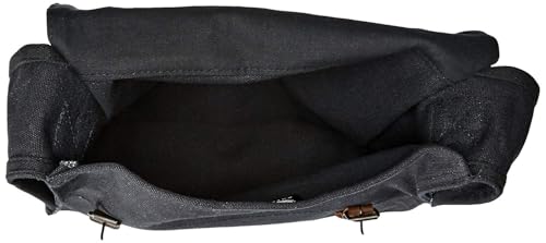 Army Universe Red Cross Medic Bag - Black Canvas Shoulder Bag with Leather Straps, Adjustable2