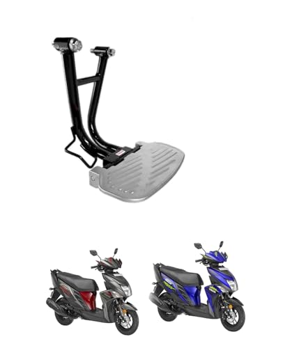 Image of Premium Ladies Footrest Assembly Compatible with Yamaha Ray, Ray Z, Alpha & Fascino | Heavy Duty Rear Footrest | Durable Metal Foot Rest | Easy Installation Scooter Accessory