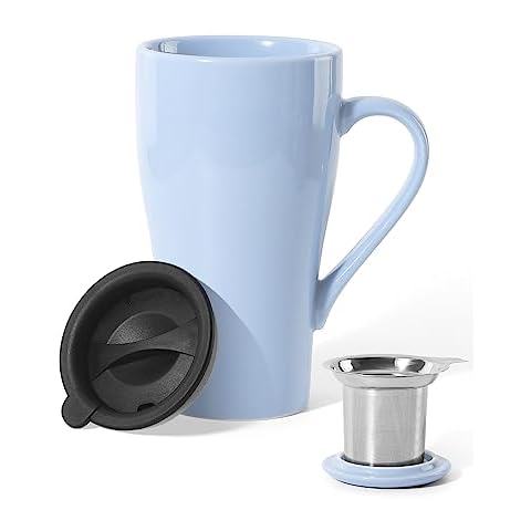 ARRADEN Large Ceramic Tea Infuser Mug Cover