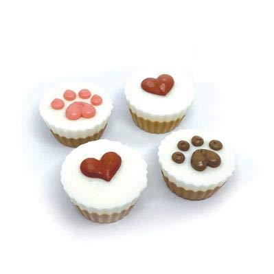 Midlee Valentine's Peanut Butter Cups Dog Treats- Pack of 4