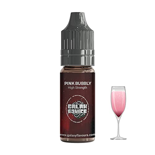 Saborizante burbujeante rosado - Saborizante alimentario de alta potencia - Más de 230 sabores - Botella de 10 ml.
