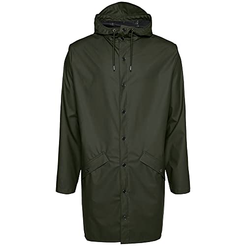 Photo de RAINS Long Jacket Veste imperméable unisexe pour adulte
