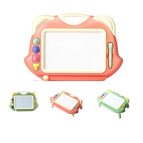 Hubiuyo お絵かきボード お絵描きボード らくがき教室 子供 マグネット伝言ボード 単語帳 画板 下書き用 知育おもちゃ 子供 小学生 (ピンク)