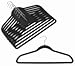 ClosetHangerFactory Slim-Line Black Shirt/Pant Hangers