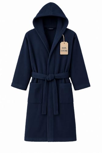 Leonardo Home - accappatoio uomo/donna 100% cotone - accappatoio con