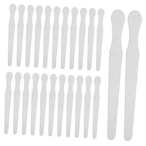 Veemoon 20 Stück Edelstahl Zungenschaber Mundspatel