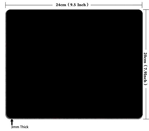 Wknoon Mindset Is Everything Inspirational Quote Mouse Pad, Cute Cat Stared At Its Reflection Tiger Funny Mouse Pads Motivational Mat #TOP1