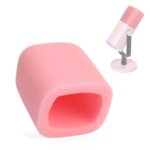 Housse de micro Fifine AM8 rose en mousse haute densité acoustique