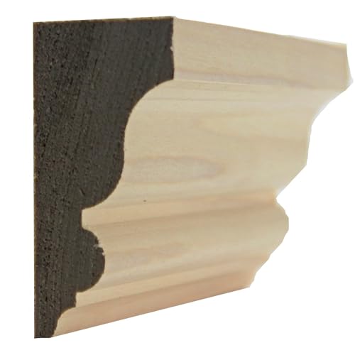 EWSC13 Solid Crown 2-3/4' High x 1-3/8' Deep Moulding. Unfinished, Red Oak, 42'