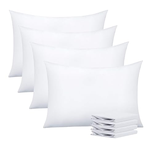 Opiniones y reviews de Almohadas king size disponible en línea para comprar. 44 TESSO HOME 4 Almohadas King Size Incluye 4 Fundas con Cierre Firmeza Media Lavables en Casa Suaves Microfibra Down Alternative Bed Pillow (4, King Size)