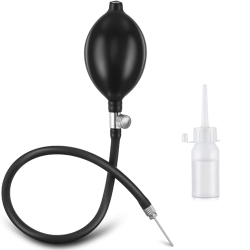 HappyAlley Football Helmet Pump Kit, Universal Helmet Inflator Hand Pump with Release Valve...