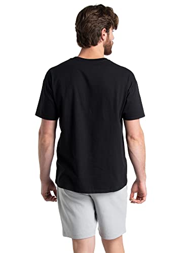 Fruit of the Loom Men's Eversoft Cotton Short Sleeve Pocket T-Shirts, Breathable, 2-Pack4