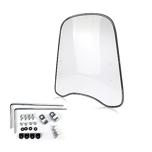 Pare-brise de moto extension universelle en polycarbonate transparent becquet