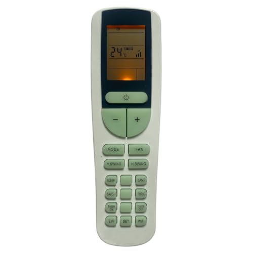 Image of Upix AC Remote No. 133B (with Backlight) WiFi Function, Compatible /Replacement for Voltas AC Remote Control (Exactly Same Remote Will Only Work)