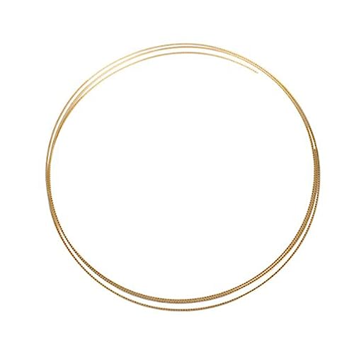 Toyvian Brass Fret Wire for Acoustic Guitars 2.2mm 8ft Length Golden Tone Gauge