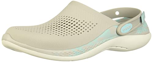 Crocs Unisex LiteRide 360 Marbled Clog Holzschuh, Pearl White/Multi, 56 EU