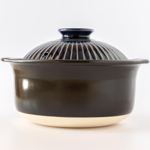 銀峯陶器(Ginpo Touki) 萬古焼 銀峯 菊花 ご飯鍋 3合炊き 「二重蓋」 46171 の商品画像 2