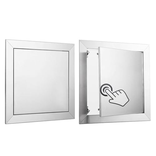 Panel de acceso de acero inoxidable con apertura a presión para techos y fontanería 2