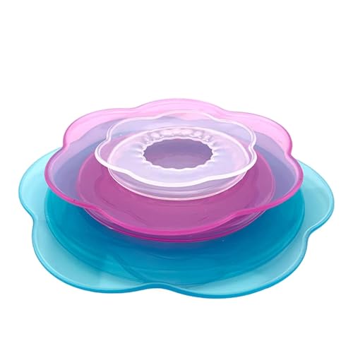 FixtureDisplays® Food Storage Cover, Set of 3 Sizes, Kitchen Gadgets Silicone Stretch Lids, for Glass, Cans, Jars, Round & Rectangle Containers Bowls Cups Fruits & Vegetables Keep Fresh, 22104-NPF - Image 8