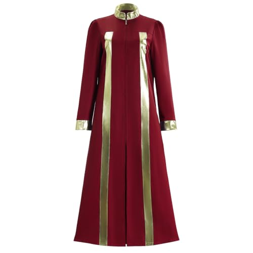Vestido largo medieval holgado que soluciona el vestuario cómodo de teatro