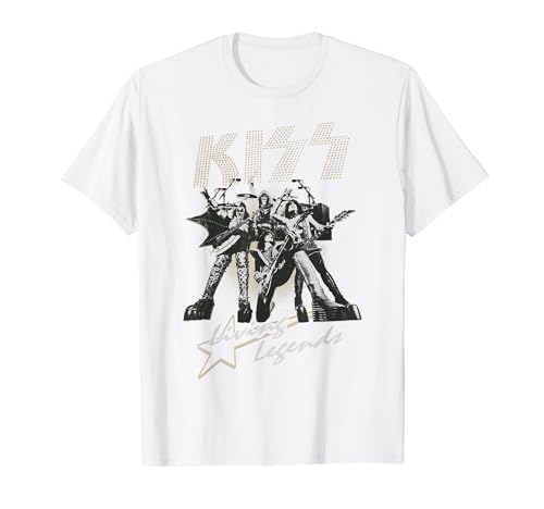 KISS - leggende dei fulmini (bianco) Maglietta