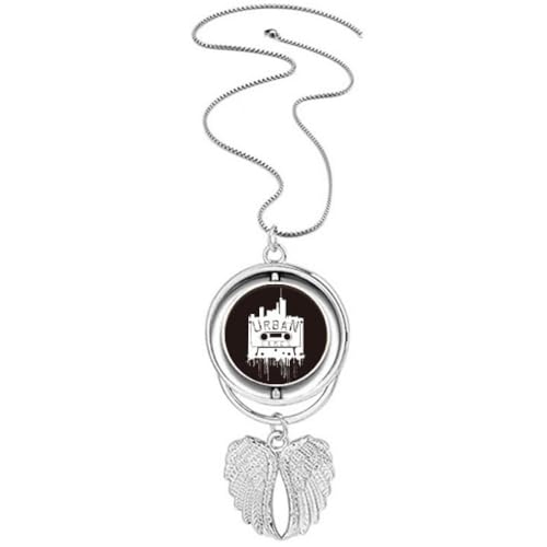 Collier ailes d'ange graffiti : le bijou style rue pour affirmer un look unique