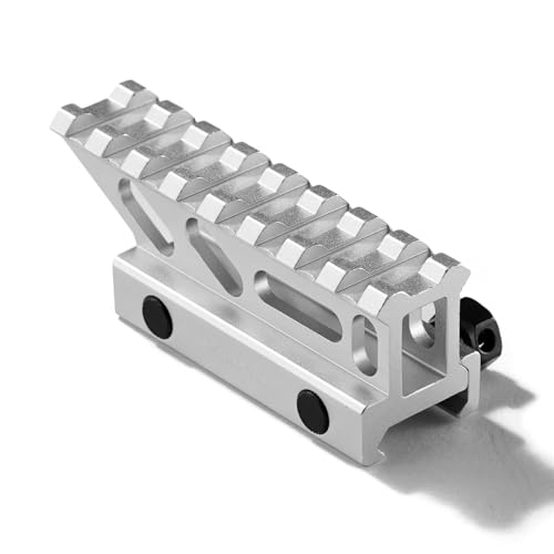 ACUMETA Riser Mount for 20mm Rail with 85mm Length (Silver)