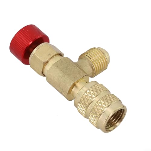 Adaptador De Seguridad De Flúor Adaptador Para Manguera De Carga De Refrigerante (R410 Bottom R410)